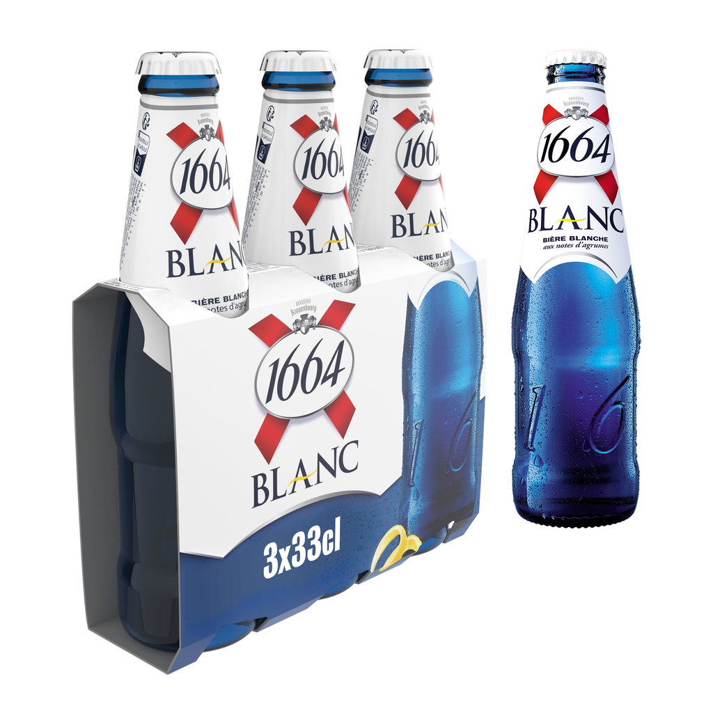 1664 White Beer 5% 3 x 33 cl