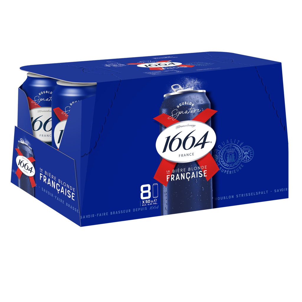 1664 Blonde Beer 5.5% 8 x 50 cl