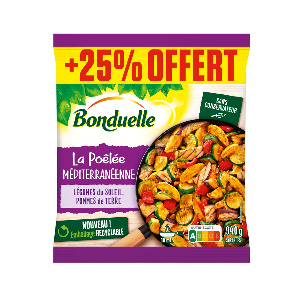 BONDUELLE Salteado mediterrâneo legumes do sol 940 g