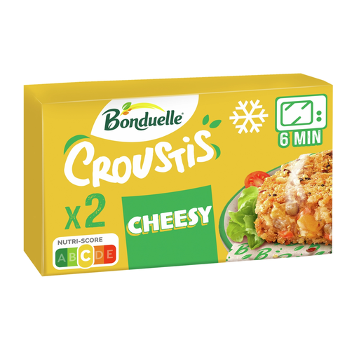 [3083681166729] BONDUELLE Maxi croustis cheesy pumpkin lentil emmental 240 g