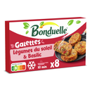 BONDUELLE Galettes de legumes do sol e manjericão 8