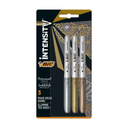 BIC Intensity Permanent Markers Medium Bullet Tip Metallic Colors 3-Pack