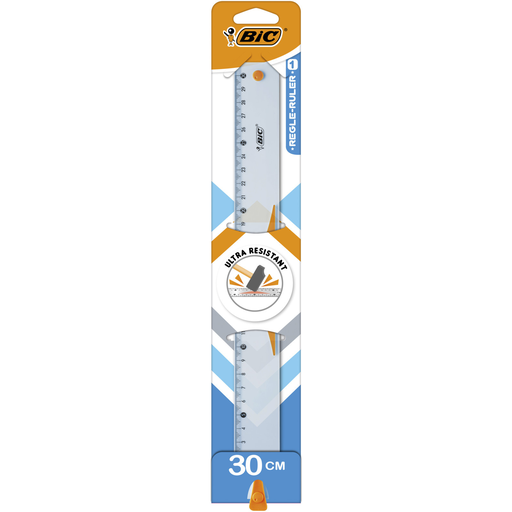 [3086123594630] BIC Regla 30cm Ultra Resistente 1 unidad