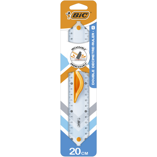 [3086123594678] BIC Ruler 20 cm