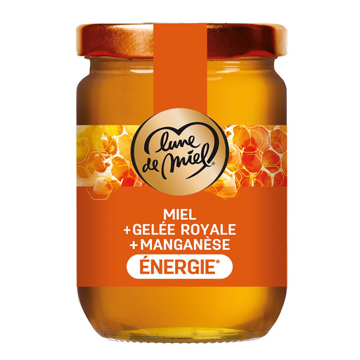 [3088541017487] LUNE DE MIEL Creamy Honey, Royal Jelly and Manganese Preparation 230 g