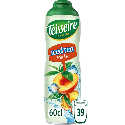 [3092718637484] TEISSEIRE Jarabe de té helado de melocotón 60 cl