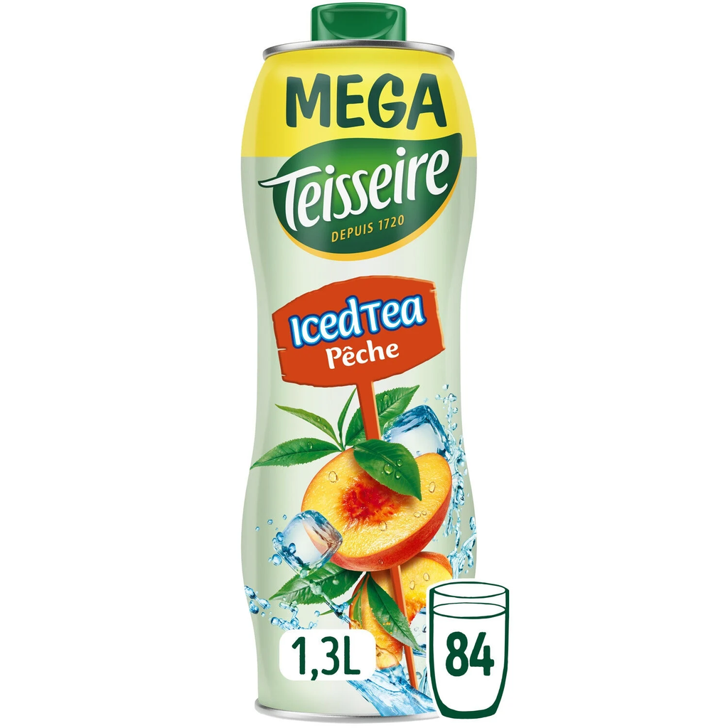 TEISSEIRE Sirop Iced Tea Pêche 1.3 L