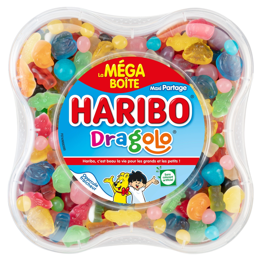 [3103220023433] HARIBO Dragolo assortiment de bonbons 1 kg