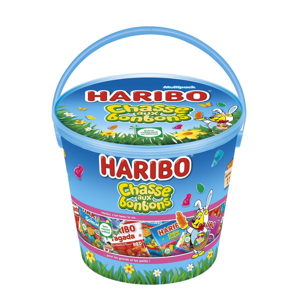 HARIBO Confiserie gélifiée Chasse aux bonbons de Pâques 800 g