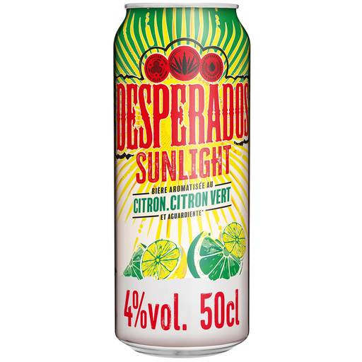 [3119789833789] DESPERADOS Cerveja Sunlight Sabor Limão & Lima 50 cl
