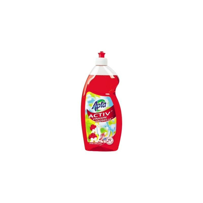APTA Lavavajillas líquido vinagre y frambuesa 750 ml