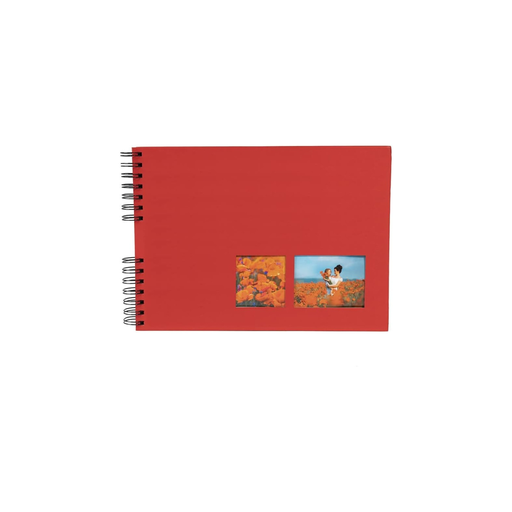 [3130630150084] EXACOMPTA Album Photos Milano Rouge 32x22cm 50 Pages Noires