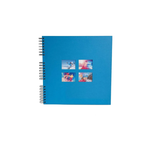 [3130630151159] EXACOMPTA Milano Photo Album 360 Photos Blue 32x32cm 60 Black Pages
