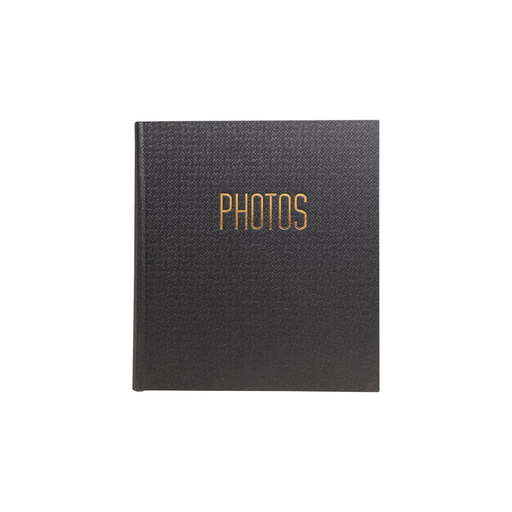 [3130630156017] EXACOMPTA Photo Album 300 Photos Black 29x32cm 60 Black Pages Textile Effect Cover
