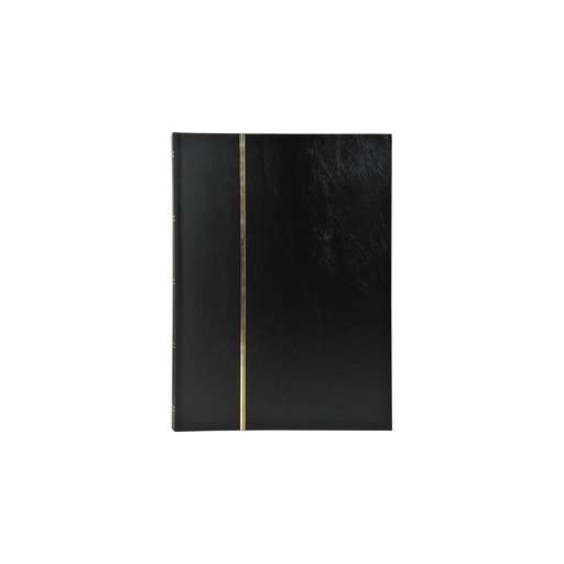 [3130630211419] EXACOMPTA Album De Timbres Philatélie 22,5x16,5 Simili Cuir Noir 32 Pages