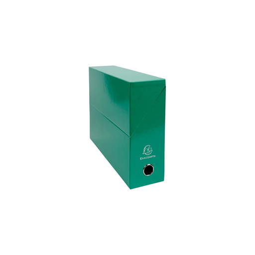 [3130630899334] EXACOMPTA Iderama Transfer Box 90mm spine Dark Green