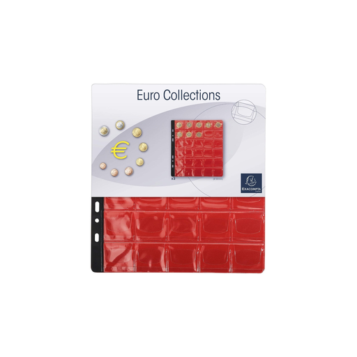 [3130630960034] EXACOMPTA 3 Recharges Pour Album De Pièces 30 Cases Diamètre 30mm 24,5x25cm
