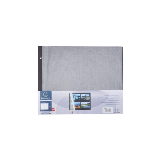 [3130631168101] EXACOMPTA Refills For Screw-Post Photo Albums 29x37cm Black 36x28.4cm 10 Sheets