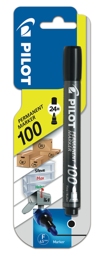 [3131910501732] PILOT Permanent Marker 100 Black