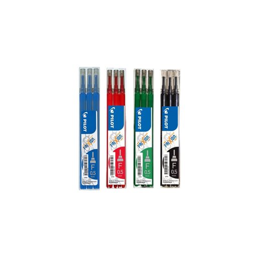 [3131910582724] PILOT 4 Packs of 3 Frixion Refills Fine Point 0.5mm