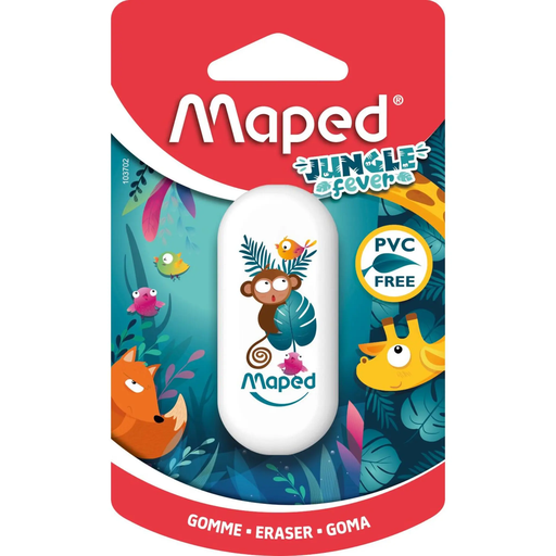 [3154141037023] MAPED Plastic Eraser Jungle Fever Random Design