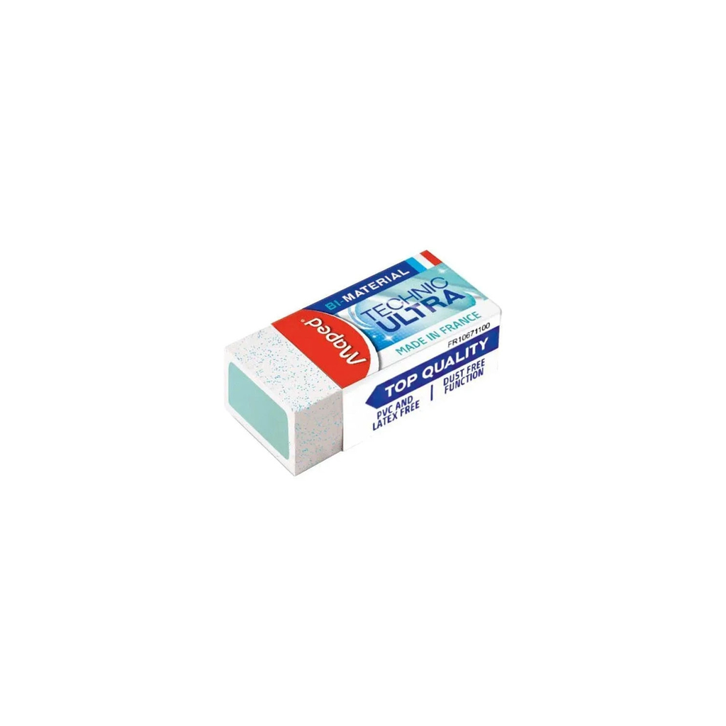 MAPED Mini Gomme Blanche Sans Pvc Technic Ultra