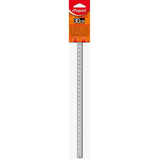 [3154141183003] MAPED Ruler 30cm Stainless Steel 30cm