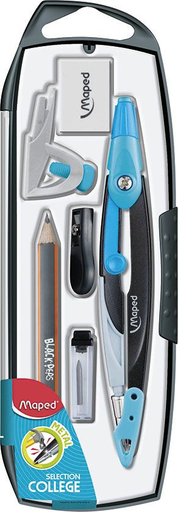 [3154141369568] MAPED Coffret Compas Open 6 Pièces