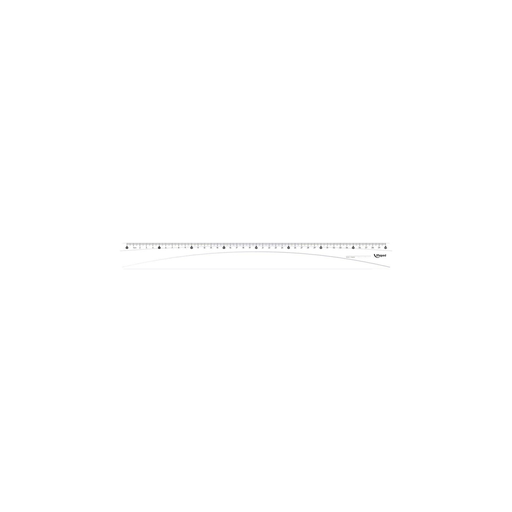 [3154141461149] MAPED Régua Plana 40cm Plástico