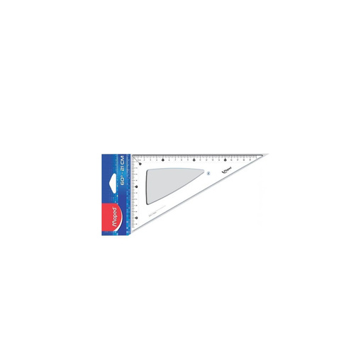 [3154141461224] MAPED Equerre En Plastique Angle 60° Côté 21cm