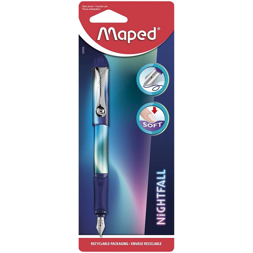 [3154142200020] MAPED Pluma estilográfica Nightfall blíster X1