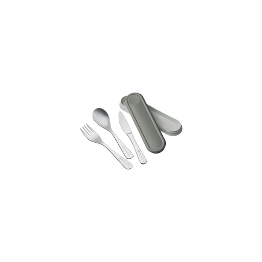 [3154148704058] MAPED Couverts Transportables Cuillère Fourchette Couteau Inox Grise