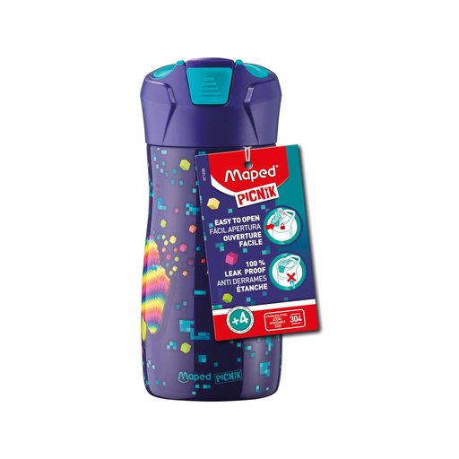 [3154148712985] MAPED Gourde Inox Pixel Party 430 ml