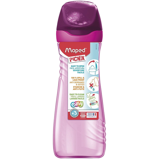 [3154148717010] MAPED Gourde pour enfant Rose Plastique Etanche Picnik Origins 580 ml