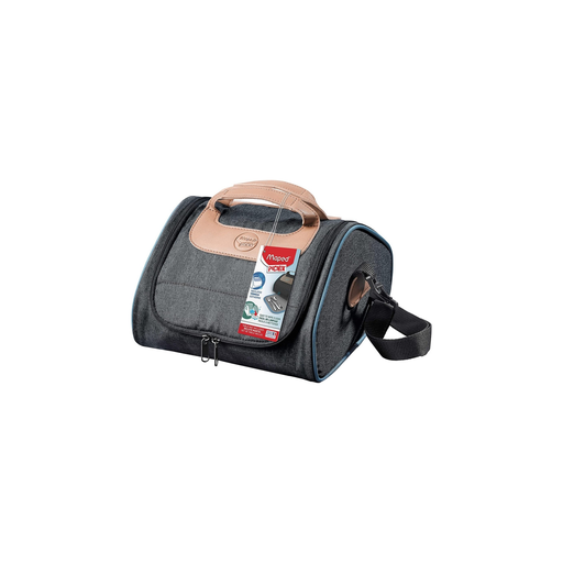 [3154148722038] MAPED Sac À Déjeuner Isotherme Pour Pique-nique Gris/bleu 17,5 X 21,5cm