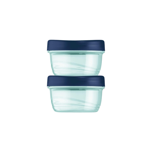 [3154148728047] MAPED Pots à Sauce Bleu Plastique 2 x 40 ml