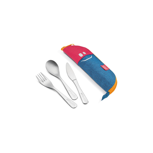 [3154148780014] MAPED Couverts Pour Pique-nique Fourchette, Couteau Et Cuillère Acier Inox
