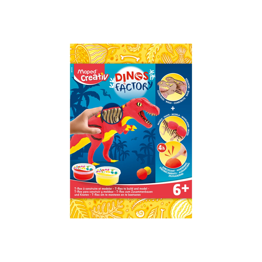 [3154149072101] MAPED Dinos Factory Puzzle 3D Animaux