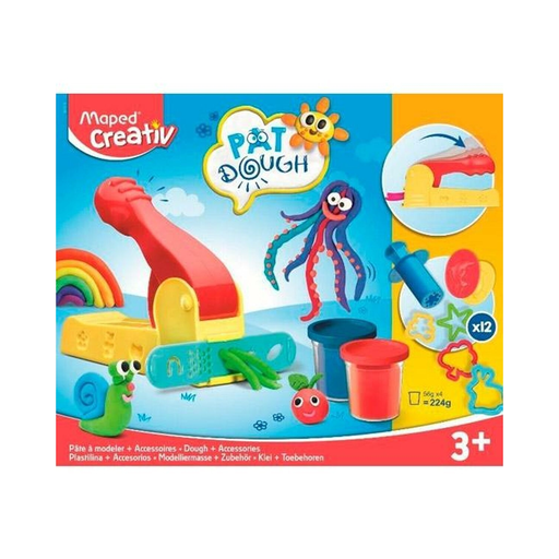 [3154149072156] MAPED Modeling Dough 4 pots and 12 accessories