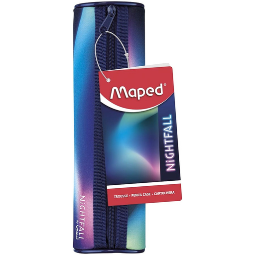 [3154149322138] MAPED Trousse Scolaire Ronde Nightfall 21cm