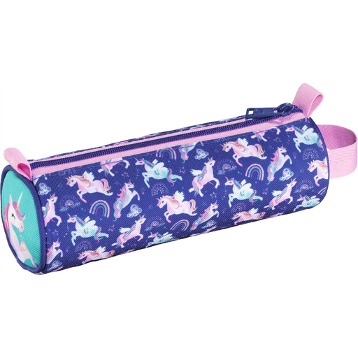 [3154149329021] MAPED Round Pencil Case Unicorn, Polyester