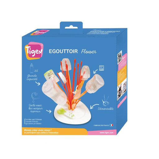 [3159921211259] TIGEX Flower Bottle Drying Rack l'égouttoir