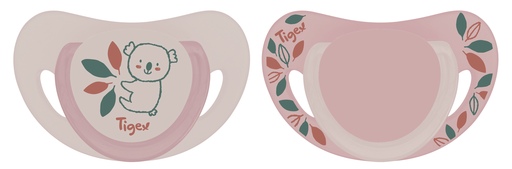 [3159921241898] TIGEX 2 chupetas smart planet koala silicone 6-18m rosa