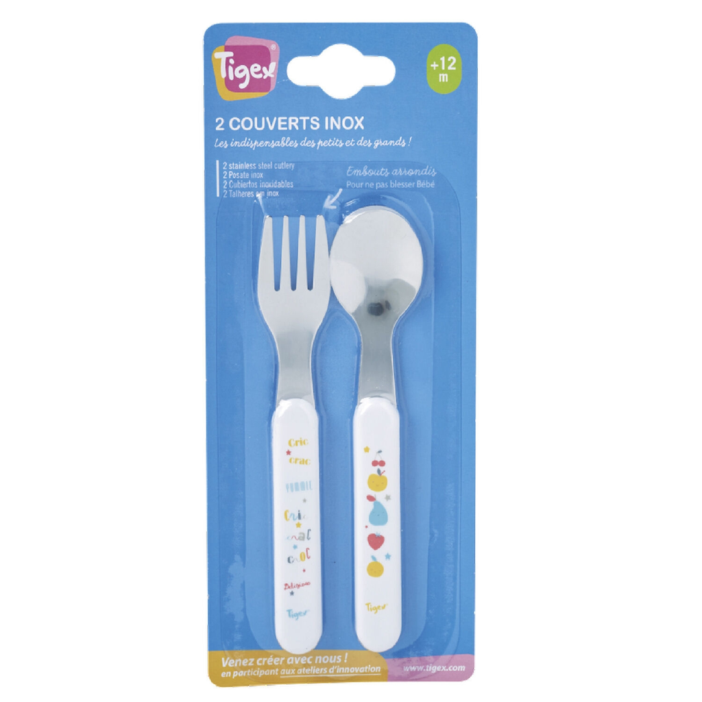TIGEX 2 Stainless Steel Cutlery Design Collection - Pack of 2