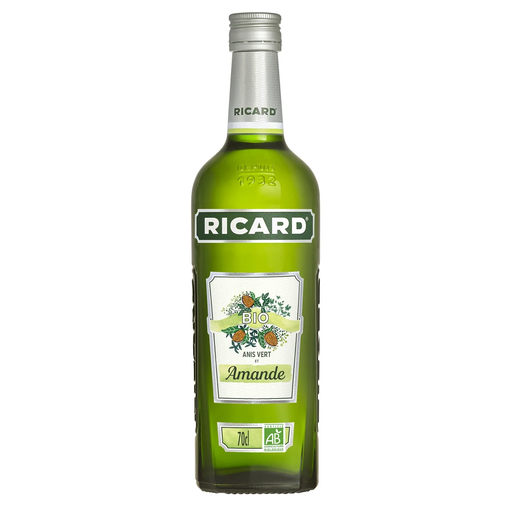 [3163937104658] RICARD Pastis de Marseille Bio Green Anise and Almond 70 cl