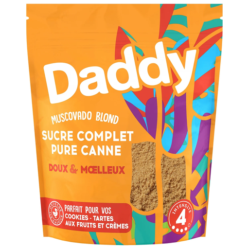 [3165432491608] DADDY Açúcar completo muscovado louro intensidade 4 500 g