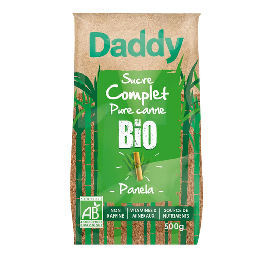 [3165432492001] DADDY Açúcar integral de cana bio em pó 500 g