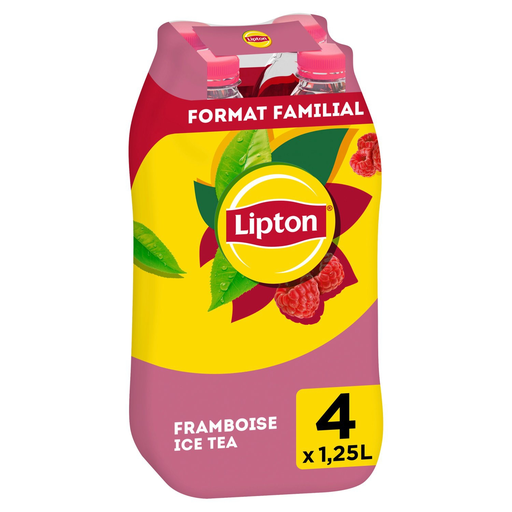 [3168930171317] LIPTON Bebida ice tea sabor frambuesa 4 x 1,25 L