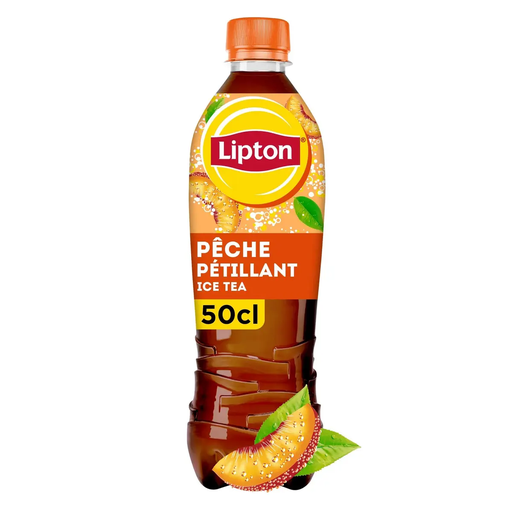 [3168930175742] LIPTON ICE TEA Sparkling Peach Iced Tea 500 ml