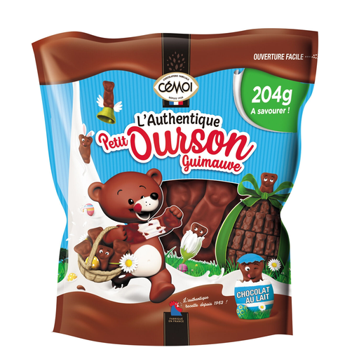 [3173289213304] CEMOI Marshmallow Bears milk chocolate coated 204 g